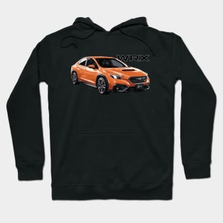 subie VB WRX S4 solar orange Hoodie